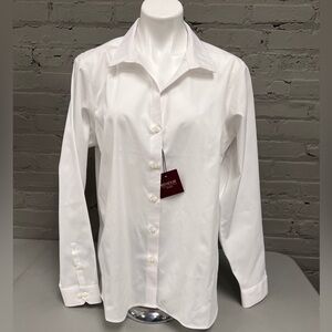 Elegant White Button Down Shirt